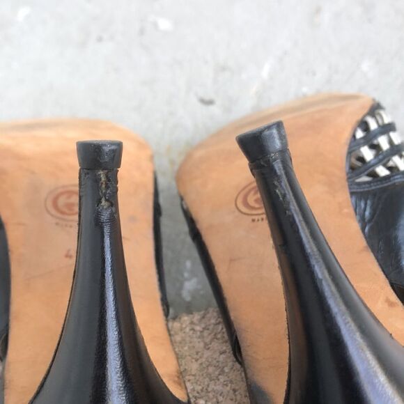 Gucci peep toe slingback s - Picture 9 of 10